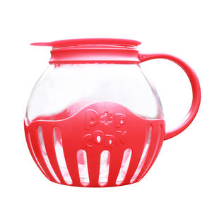 2.25QT <span class=keywords><strong>Microondas</strong></span> Palomitas de maíz Cubo de palomitas de maíz <span class=keywords><strong>Microondas</strong></span> Cuencos Mini Vidrio de borosilicato seguro Tapa de silicona Fabricantes de palomitas de maíz - Product Image 4