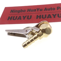 Connecteur de gonflage de pneu à clipser Air Chuck, embout de tuyau à barbe de 8 mm, buse de pompe à pneu pour voiture, vélo, trottinette électrique