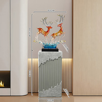 Moderne Luxuriöse Hochwertige Epoxidharz-Volkskunst Maßgefertigte Künstlerische Skulptur Souvenir Geschäftsgeschenk für Wohnzimmer und Büro