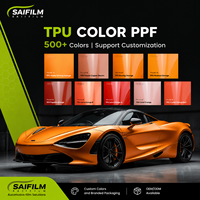 Film de protection de carrosserie automobile en TPU de qualité américaine, couleur PPF, auto-réparant, anti-sable, anti-rayures, SAIFILM 7,5 mil, 5 ans