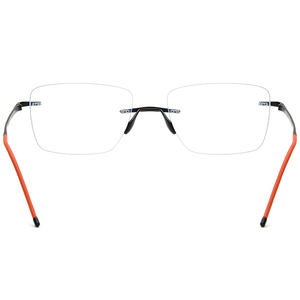 Borreglsリムレスチタンメガネフレーム男性<span class=keywords><strong>2025</strong></span>新しいブランドデザイン超軽量スクエア眼鏡女性用眼鏡18557 - Product Image 6