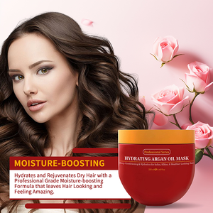 Professional Series Masque capillaire à l'huile d'argan biologique Revitalisant profond hydratant naturel pour le traitement de réparation des cheveux abîmés - Product Image 4