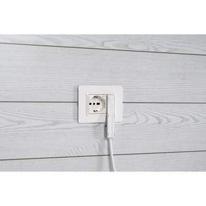 Rallonge électrique Rosi 1 prise C20 250V Câble PVC blanc Modèle SJTOW Rs92038 - Product Image 2