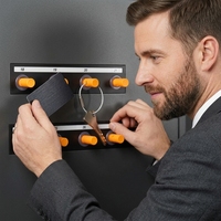 Système de collecte de clés intelligent 99+ V-100C avec armoire à clés électronique automatisée et serrure numérique pour l'enregistrement/décheck-in en libre-service