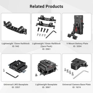 Petite plate-forme 12 pouces (<span class=keywords><strong>30</strong></span> <span class=keywords><strong>cm</strong></span>) <span class=keywords><strong>tige</strong></span> en alliage d'aluminium de 15mm avec filetage femelle M12, paquet de 2-1053 - Product Image 5
