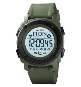 Top 10 des marques de montres-bracelets, usine de montres <span class=keywords><strong>Skmei</strong></span>, montres de luxe pour hommes, moniteur de fréquence cardiaque, Reloj masculin, logo, montres intelligentes numériques, sport - Product Image 3
