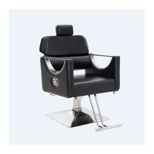 Factory Supply 360 Degree Rotate Color Can Customize PVC PU Leather Material Barber Chair