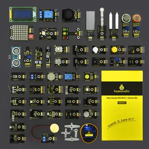 최신! Keyestudio 48 1 센서 스타터 키트 선물 상자 Arduino DIY 프로젝트 (48pcs 센서)