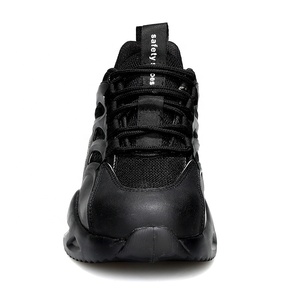 Nouvelles chaussures <span class=keywords><strong>de</strong></span> sécurité en maille respirante et <span class=keywords><strong>souple</strong></span> pour hommes et femmes, semelle extérieure légère en caoutchouc et en plastique, chaussures <span class=keywords><strong>de</strong></span> sécurité à tête en acier pour hommes et femmes - Product Image 4