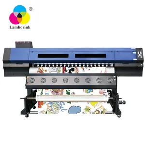 Mesin Cetak Cetak Celup Tekstil Format Lebar Besar Pencetak Inkjet Tekstil Sublimasi Printer I3200