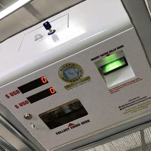 Venta caliente Auto Mini Small Cash Bill Exchange a Coin Token Dispenser Machine para <span class=keywords><strong>autoservicio</strong></span> Lavandería - Product Image 4