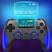 Manette de jeu filaire 6 axes avec gyroscope, en ABS+PC, macros sur écran, Turbo, double vibration, compatible Android et iOS