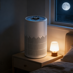 Mini purificateur d'air de table pour chambre à coucher, petit purificateur d'air pour petite pièce avec aromathérapie - Product Image 1