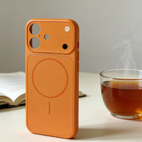 Funda Magnética Mate Anti-caídas para Teléfono, con Carga Inalámbrica, Sensación de Piel, Compatible con iPhone 18 17 16 15, Superventas