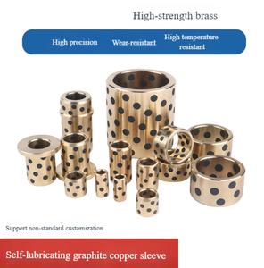 Douille auto-lubrifiante haute résistance ID 80 mm, douille en bronze étamé à haute teneur en plomb avec graphite JDB, roulement OEM personnalisé - Product Image 2