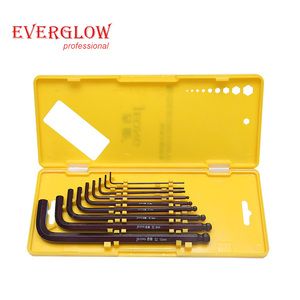 8 pezzi 10 pezzi Set di chiavi esagonali 1.5-10mm chiave chiave L chiave chiave cacciavite con portachiavi anello durevole Cr-V DIY per la riparazione della bicicletta - Product Image 6