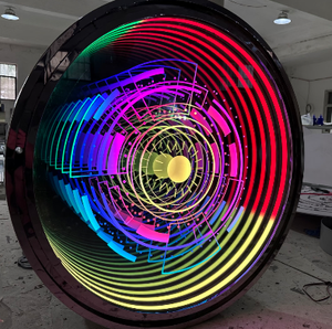 ป้ายไฟ LED อินฟินิตี้มิเรอร์ โลโก้สั่งทำได้ จอแสดงผลโฆษณา 3 มิติ สำหรับธุรกิจ - Product Image 3