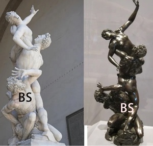 Garden Copper Nude Rape of the Sabine Women Bronce Figura mítica - Product Image 1