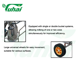 소 착유를위한 대형 낙농장을위한 새로운 내구성 완전 자동 휴대용 착유기 모바일 장치 - Product Image 4