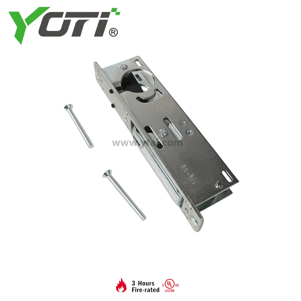 MS1853 storedepan pintu Mortise Deadbolt Adams Rite gaya kunci dalam aluminium gerendel tugas standar