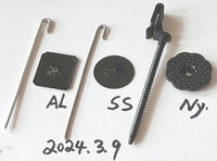 Clips en maille pour panneaux solaires en alliage d'aluminium avec finition lisse, norme DIN, pour protection des panneaux solaires et barrière anti-oiseaux