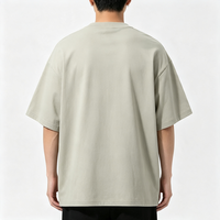 T-shirt Homme Personnalisé 300 g/m² 100 % Coton, Couleur Unie, Doux, Respirant, Col Rond, Manches Courtes, Haut Décontracté d'Été