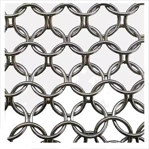 Metal Draperies Chain Mail Ring <strong>Mesh</strong> For Walls Stainless Steel <strong>Wire</strong> <strong>Woven</strong> Architecture Ceilings - Product Image 1