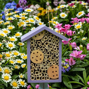 บ้านนกและบ้านผึ้งไม้สีตามสั่ง รุ่น Long River Nature's Way เป็นมิตรกับสิ่งแวดล้อม ลายสี่เหลี่ยม แข็งแรง ทนทาน ใช้ได้ทุกฤดู รุ่น LR-09092 - Product Image 4