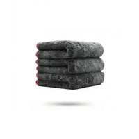 PROWORKZ Serviette de voiture multifonctionnelle douce et sans couture, super absorbante, épaisse, tricotée, pour le detailing, le polissage et le séchage de la voiture