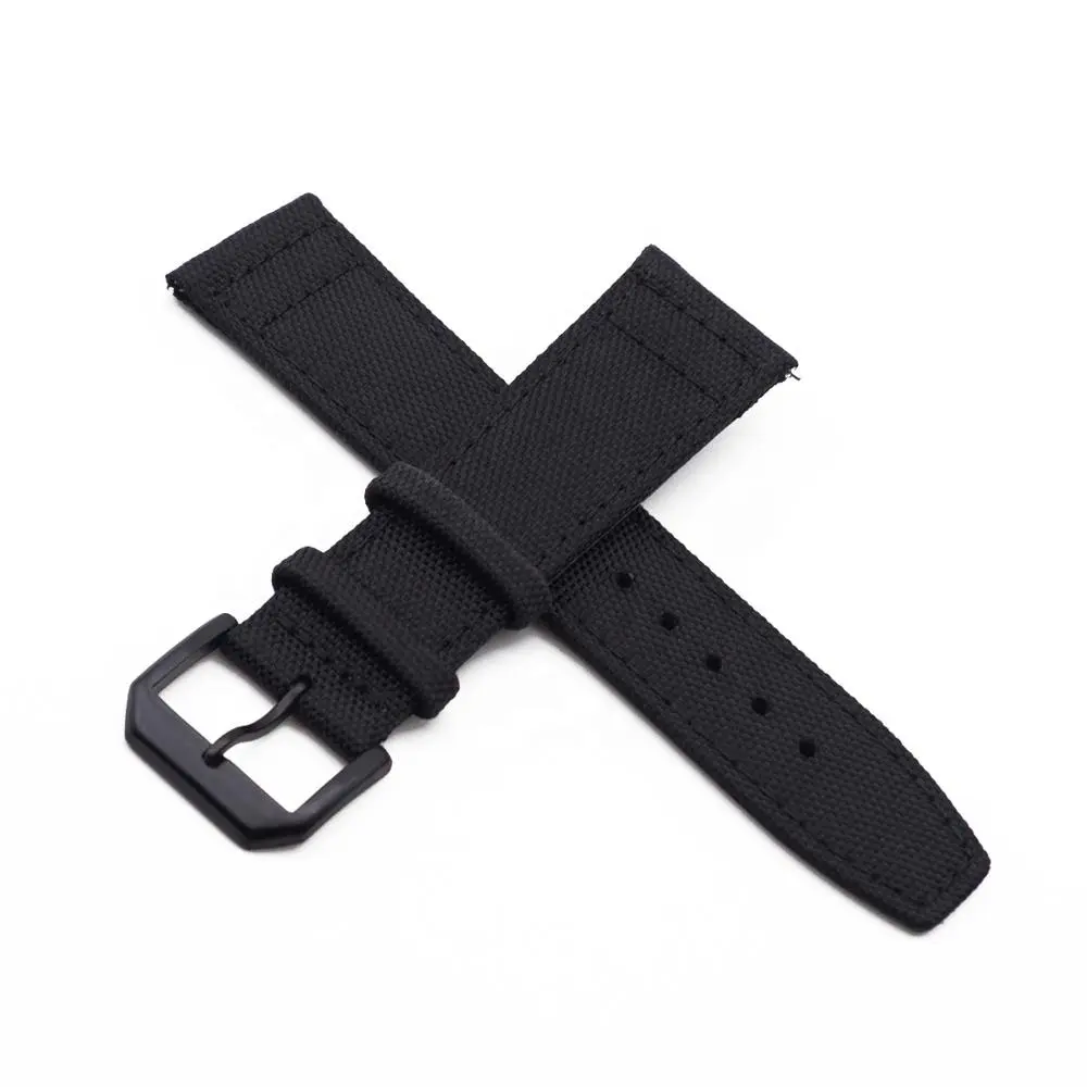 JUELONG Special Custom Wrist Bracelet Leather Canvas 20mm 22mm Watchband Watch Strap
