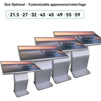 Machine publicitaire tout-en-un à écran tactile LCD de 55 pouces pour utilisation en intérieur dans les centres commerciaux