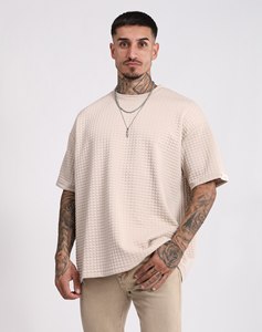 T-shirt en coton 100% imprimé blanc surdimensionné pour homme, mode automne, design Empire - Product Image 4