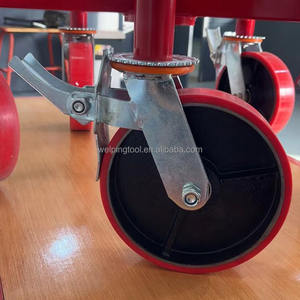 Le support de cric géant à 5 pieds, idéal pour <span class=keywords><strong>les</strong></span> tuyaux en acier de 36 pouces, le cric de tuyau se dresse à 5 pieds <span class=keywords><strong>géants</strong></span> avec roulettes en acier - Product Image 2