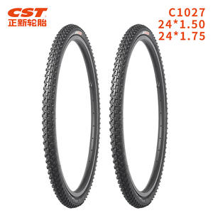 Pneu de vélo de montagne Cst C1027 24x1.50 24x1.75 Kobby Tread Tubeless - Product Image 1