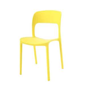 Chaises en plastique polypropylène empilables pour jardin extérieur, design coloré, avec couleurs OEM - Product Image 4
