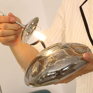 2023 luminaire moderne chromé lampes suspendues en verre faites à la main éclairage et lustres de luxe et lampes suspendues lustre - Product Image 5