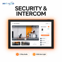 Tablet Android 13 Layar Sentuh RK3566 10.1 Inci untuk Sistem Otomasi Rumah Pintar, Dapat Dipasang di Dinding, dengan PoE