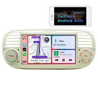 Sistema de Navegación GPS con Pantalla Táctil de 7 Pulgadas, Bluetooth, WiFi, Autoradio GPS Android 2 Din para Fiat 500