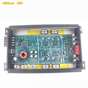 Großhandel profession elle Auto-Verstärker 12V <span class=keywords><strong>Rms</strong></span> <span class=keywords><strong>50W</strong></span> Klasse AB Vollrang-Leistungs verstärker 4-Kanal-Auto-Audio-Verstärker - Product Image 6