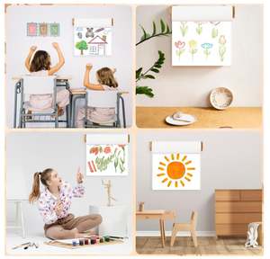 Support mural en bois personnalisé de 12 pouces pour rouleau de papier, distributeur de papier kraft pour cuisine, bricolage, bureau - Product Image 5