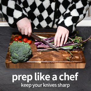 Miễn Phí Biểu Tượng Tùy Chỉnh Hot Bán Sang Trọng End Hạt Óc Chó Và Keo Gỗ Thớt Cắt Board Tùy Chỉnh Thêm Lớn Butcher Khối - Product Image 4