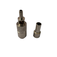 Conector CC4-C-J1.5 con Ventana, Conector Macho CC4 para Cables RG316 y RG174, Suministro del Fabricante