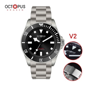 Octopus Kraken 39มม. นาฬิกากลไกอัตโนมัติสำหรับผู้ชาย, นาฬิกาแซฟไฟร์นักดำน้ำ20Bar ไฟกลางคืน Bwg-9 reloj hombre - Product Image 1