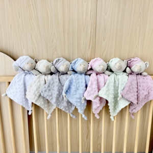 Mantas para Bebé Súper Suaves de Minky, Manta de Guardería Unisex para Recién Nacidos con Juguete de Peluche - Product Image 6