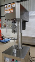 Machines de capsulage de bouteilles en verre semi-automatiques avec structure magnétique machine de capsulage en aluminium pour boissons/soda/vin/bière