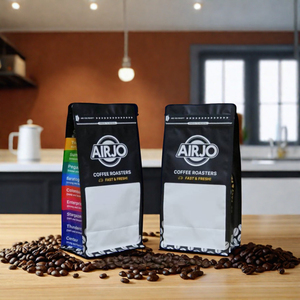 Tại gói tùy chỉnh quán cà phê bao bì sinh thái thân thiện 250g 500g 1kg túi cà phê có van và dây kéo bolsa Para cafe con valvula - Product Image 4