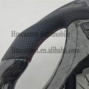 Latest Products Forged Carbon Fiber Leather Red Stitching Steering <b>Wheel</b> for BMW E90 E91 E92 E93 3 Series Car Steering <b>Wheel</b> - Product Image 2