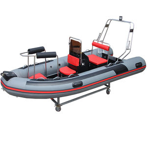 Personalizzabile Rib430 Sport gommone con scafo in fibra di vetro PVC Hypalon CE certificata per canottaggio su laghi e fiumi Made China - Product Image 5