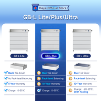 Batterie de stockage solaire Deye ESS GB-L Plus à montage au sol, 100 Ah, Lifepo4, 57,6 V, contrôlée par Bluetooth, pour villa