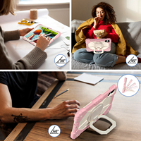 Housse de tablette robuste en silicone PC avec sangle de maintien antichoc pour Xiaomi Redmi Pad Pro 12,1 pouces POCO Pad 12,1 pouces 2024